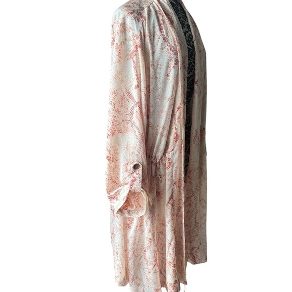 Cupcakes snd Cashmere Heather Snake-Printed Trench Coat 3X - Picture 8 of 10